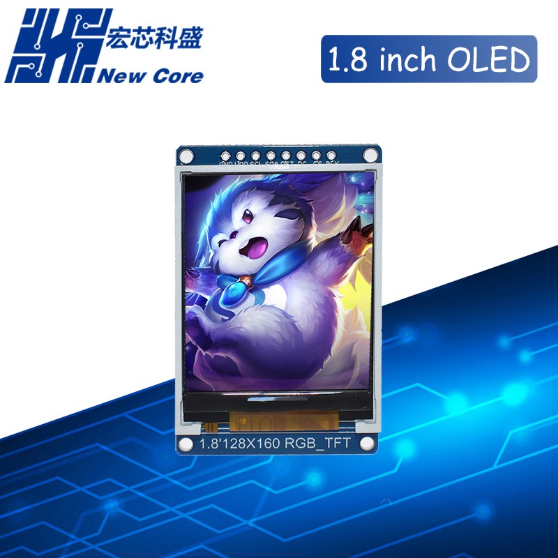 Mô Đun Màn Hình Lcd Oled St7735 3.3v 1.44 1.8 Inch 128x128 128x160 65k Spi | BigBuy360 - bigbuy360.vn