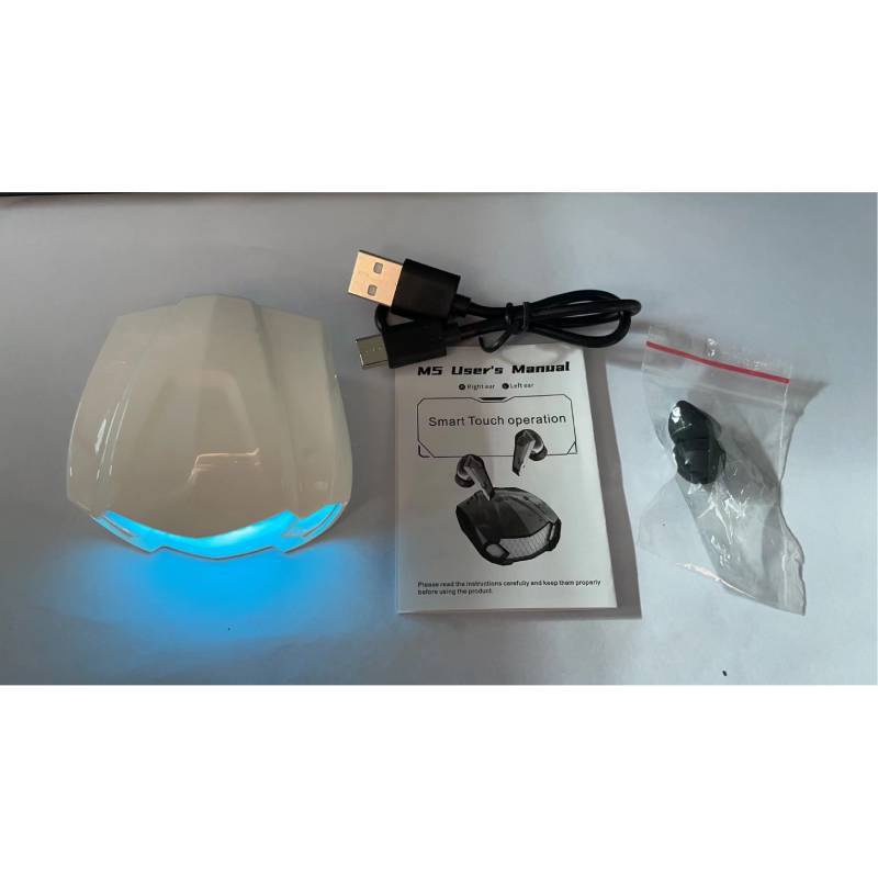 Tai nghe bluetooth Gaming M5 Autobot TWS 5.2 Tai nghe không dây bass mạnh mẽ có mic , độ trễ cực thấp cho Android và IOS