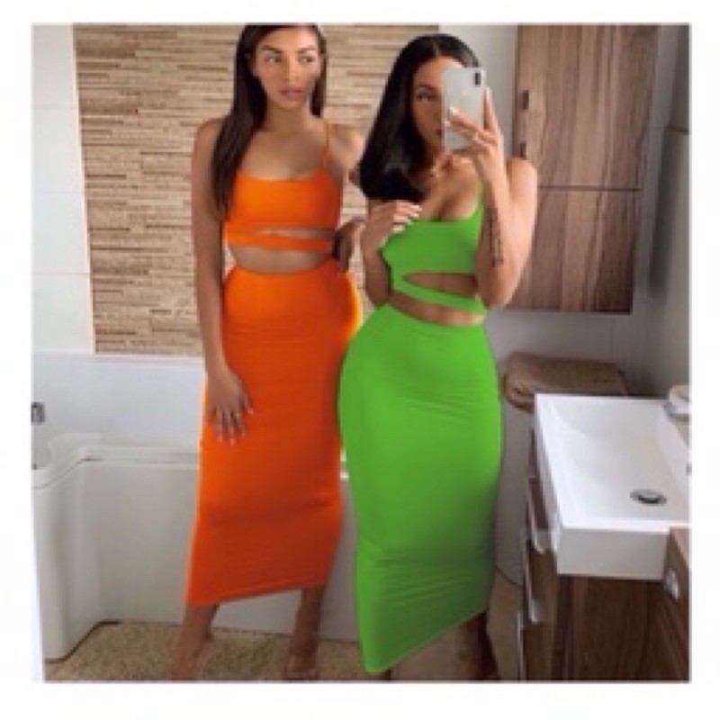 Đầm body màu neon ❌❌❌ 316