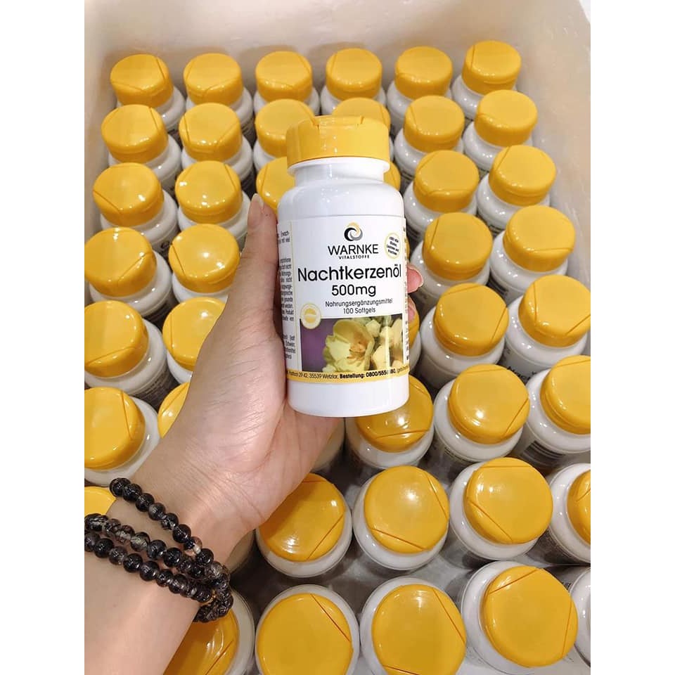 Tinh Dầu Hoa Anh Thảo Đức Warnke Nachtkerzenol 500mg lọ 100 viên