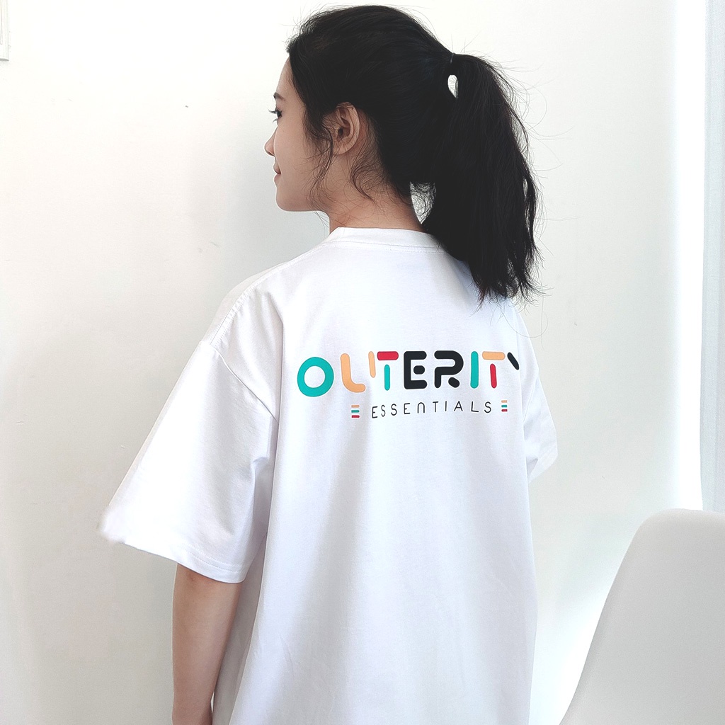 Áo Thun Nam Nữ OUTERITY Rainbow Unisex -  Kiểu Áo thun tay lỡ nam nữ UNISEX áo form rộng