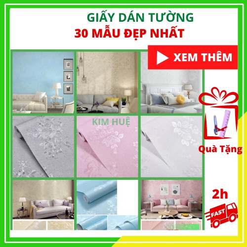 Giấy dán tường hoa văn đẹp sang trọng chống thấm nước, decal dán tường 3D cao cấp dán phòng ngủ, phòng khách đẹp giá rẻ