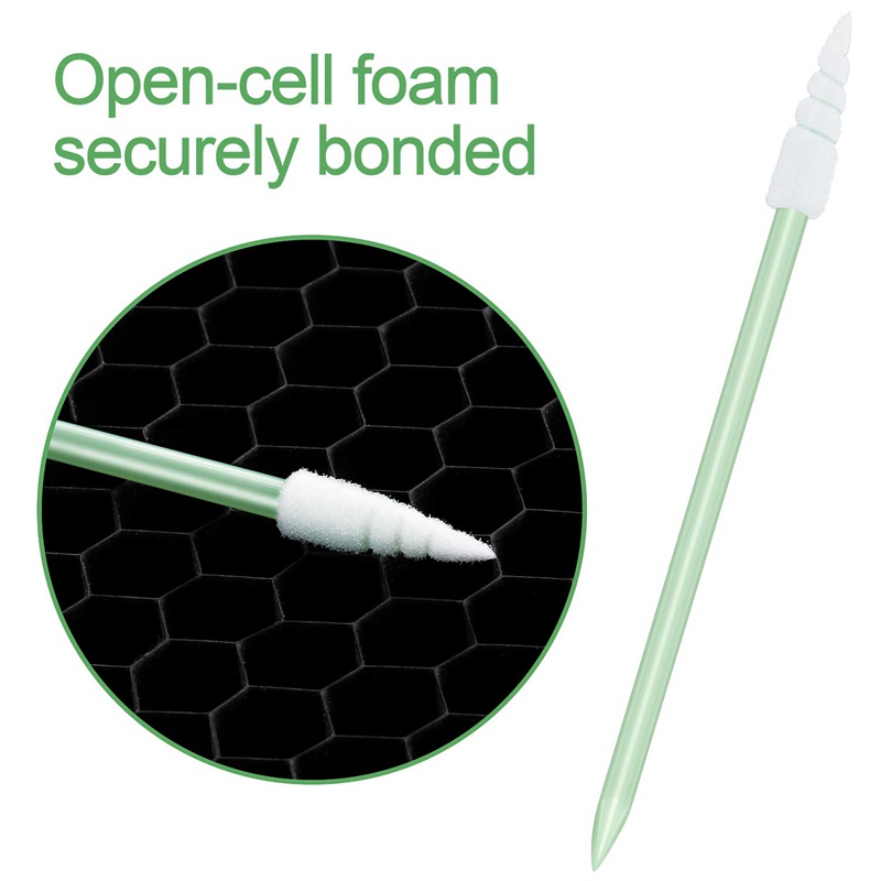 Set 200 Que Bông Cotton Dùng Để Vệ Sinh Ống Kính Máy In