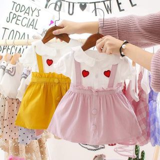 Set váy liền bé gái