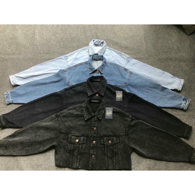 Áo khoác jean dáng croptop, jacket denim
