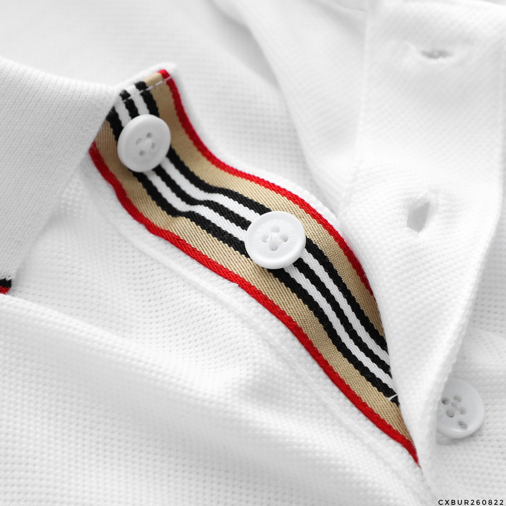 Áo thun polo thời trang, áo thuncổ trụ nam, mắt vải cá mập xịn mịn, logo thêu siêu nét 260822