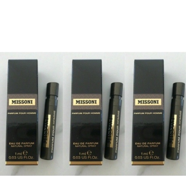Vial nước hoa nam MISSONI Parfum Pour Homme Eau De Parfum EDP 1mL | BigBuy360 - bigbuy360.vn