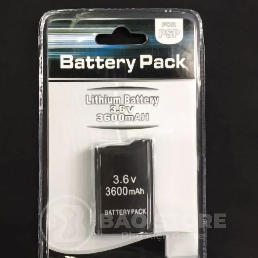 Pin PSP 1000/2000/3000, loại cao cấp & 3600mah l Có đầy đủ các loại pin