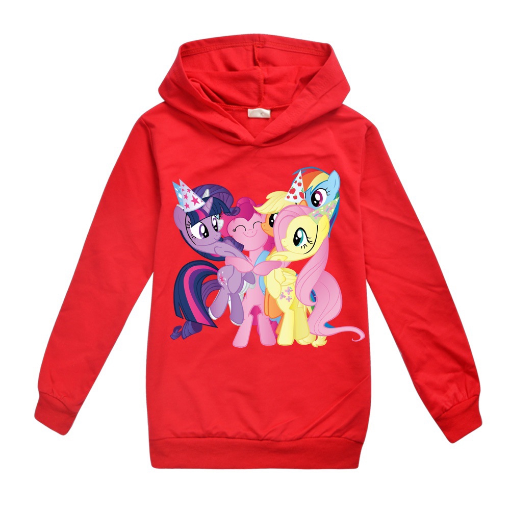 Áo Hoodie Tay Dài In Hình My Little Pony Thời Trang Mùa Xuân 2020 Cho Bé Gái 4-15 Tuổi