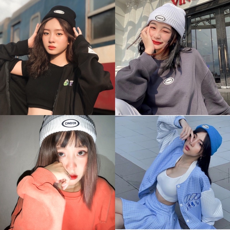 Nón Len Beanie Cao Cấp Ss2 Local Brand CINDER Nón len gân dệt kim dày