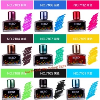 Mực Hero dành cho bút máy