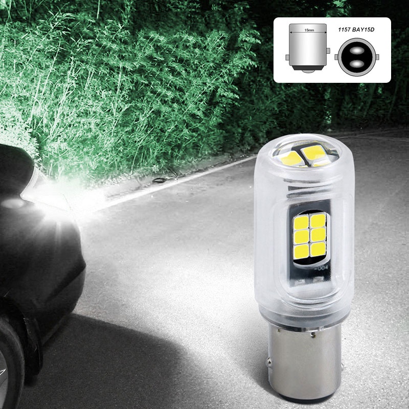 Đèn led phanh, báo rẽ xi nhan, hậu chân 1156 1157 T20 7440 chip 3030 1153030-16