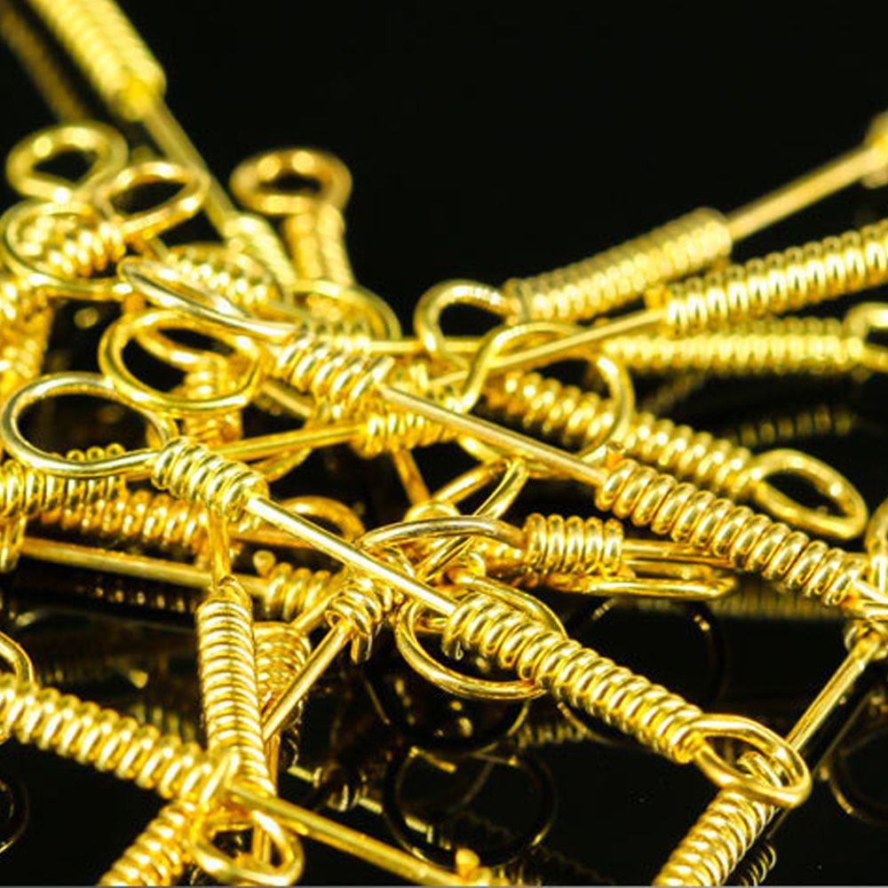 MYRONGVN Set 100 Móc Lò Xo Gắn Mồi Câu Cá Chuyên Dụng