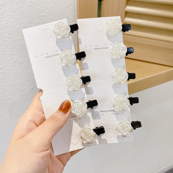 Kẹp Tóc Hoa Trà Thời Trang Hàn Quốc Cho Nữ