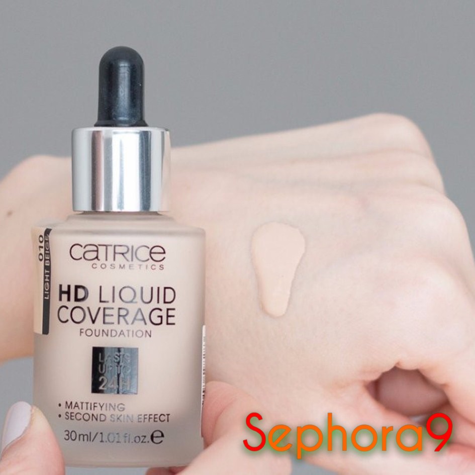 Kem nền kiềm dầu Catrice HD 24h Liquid Coverage Foundation che phủ tốt [Mẫu Mới 2019] | BigBuy360 - bigbuy360.vn