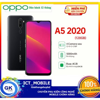 [Nguyên Seal] Điện Thoại OPPO A5 2020 4GB + 128GB - Hàng Chính Hãng