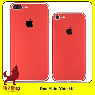 Dán skin Đỏ iPhone 5s Đến 7 Plus
