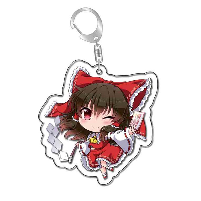Móc Khóa Nhựa Acrylic In Hình Anime Touhou Project Đáng Yêu