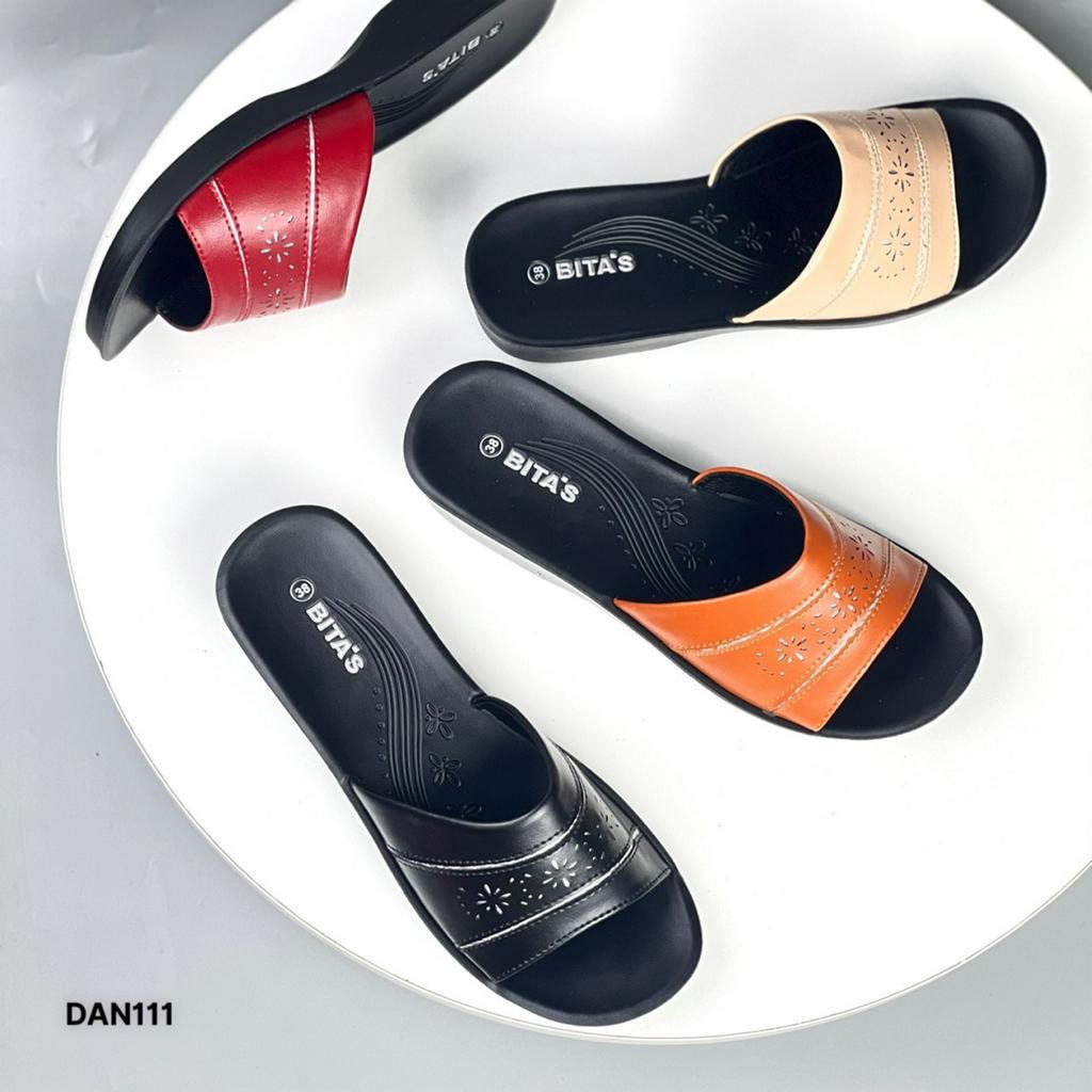 Dép lê nữ BITAS ❤️FREESHIP❤️ Dép lê bà già đục họa tiết hoa cách điệu đế siêu nhẹ DAN111