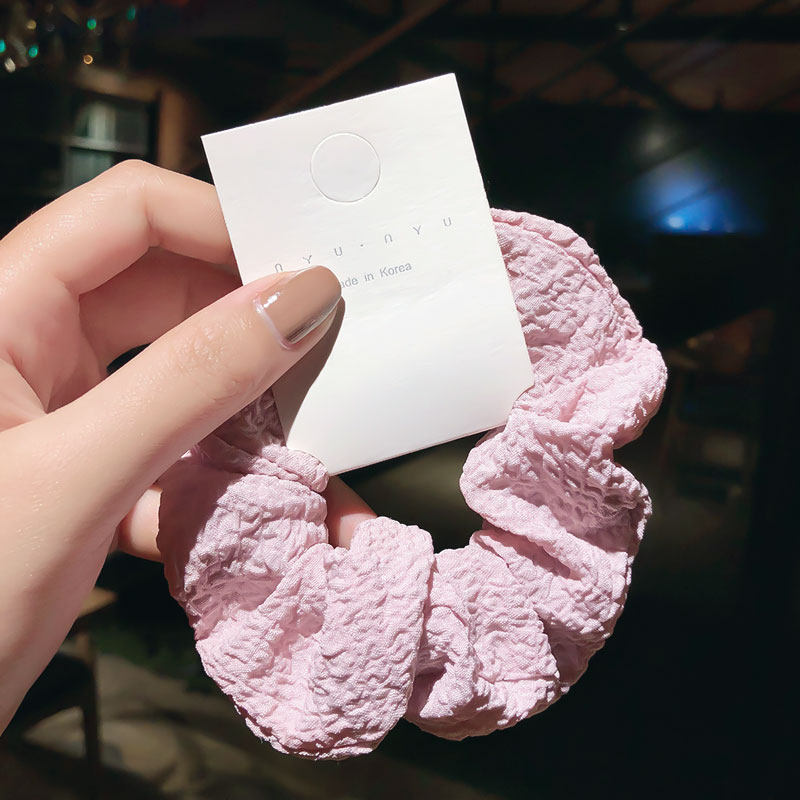 Scrunchies dây buộc tóc nhiều màu phong cách Hàn Quốc giá rẻ