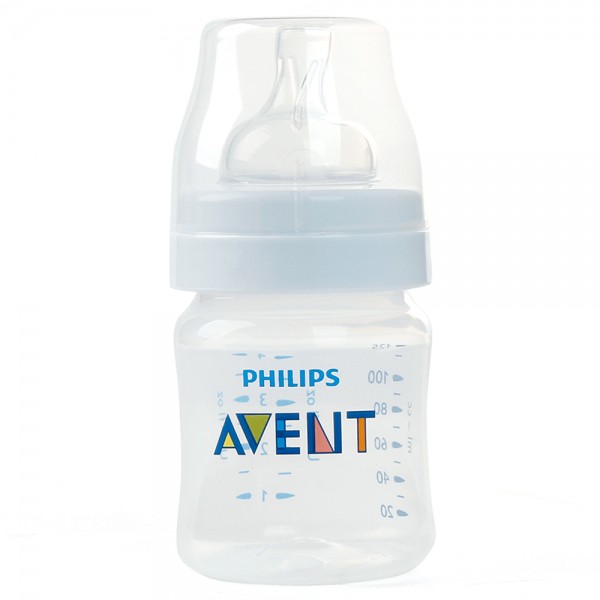 Bình sữa Avent Classic+ PP 125ml - đơn SCF560/17 tặng kèm 1 núm số 3