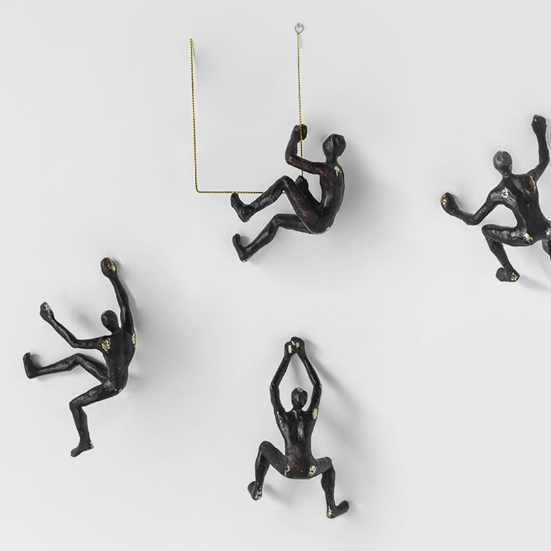 Tượng Resin Treo Tường Trang Trí Phong Cách Bắc Âu