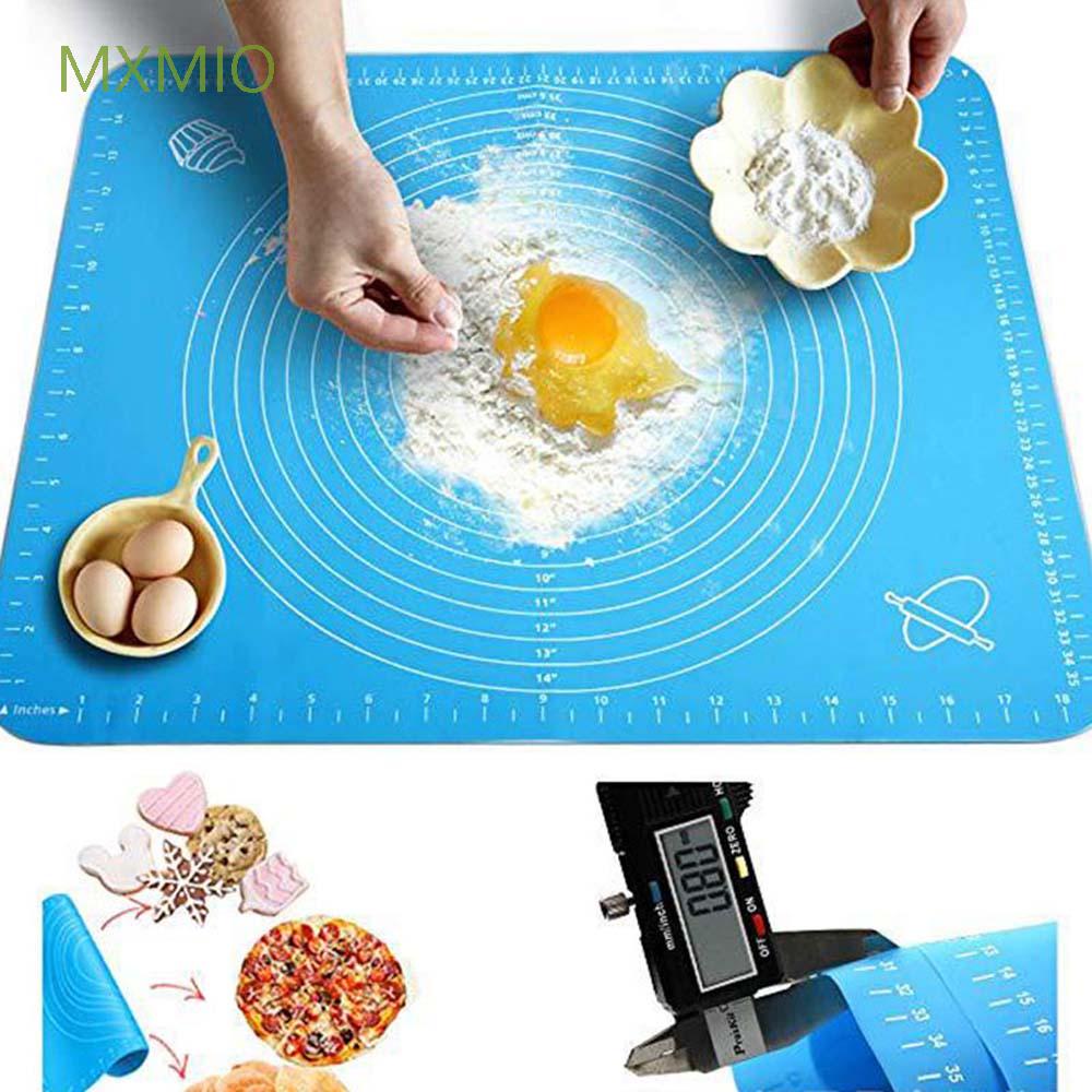 Thảm Nhào Bột Làm Bánh Bằng Silicon Dày Dặn Nhiều Màu 40x30cm