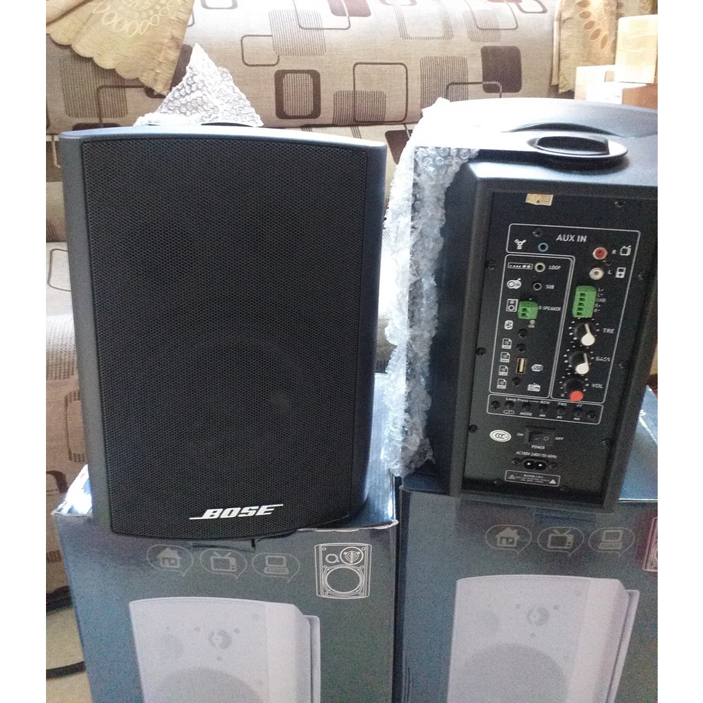 LOA TREO TƯỜNG ACTIVE BOSE 503 TÍCH HỢP BLUETOOTH, USB, FM- THÍCH HỢP LẮP ĐẶT CHO QUÁN CAFE , NHÀ HÀNG, SPA...