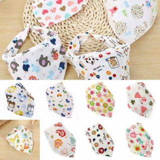 Khăn yếm xô 4 lớp cho bé (có cúc bấm)