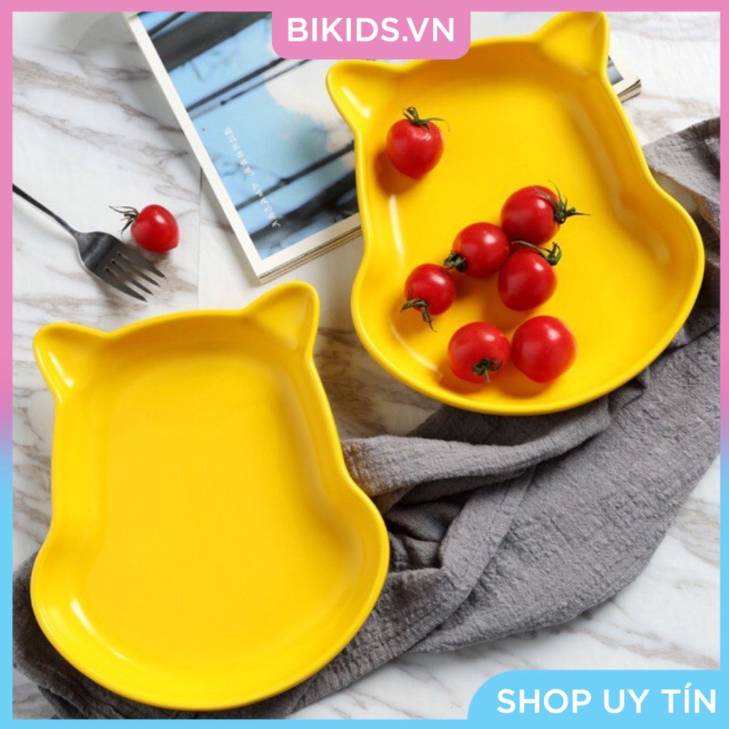 Đĩa Gấu Pooh - sứ Cao cấp