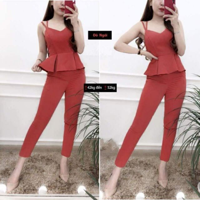 Set bộ Peplum 4 dây