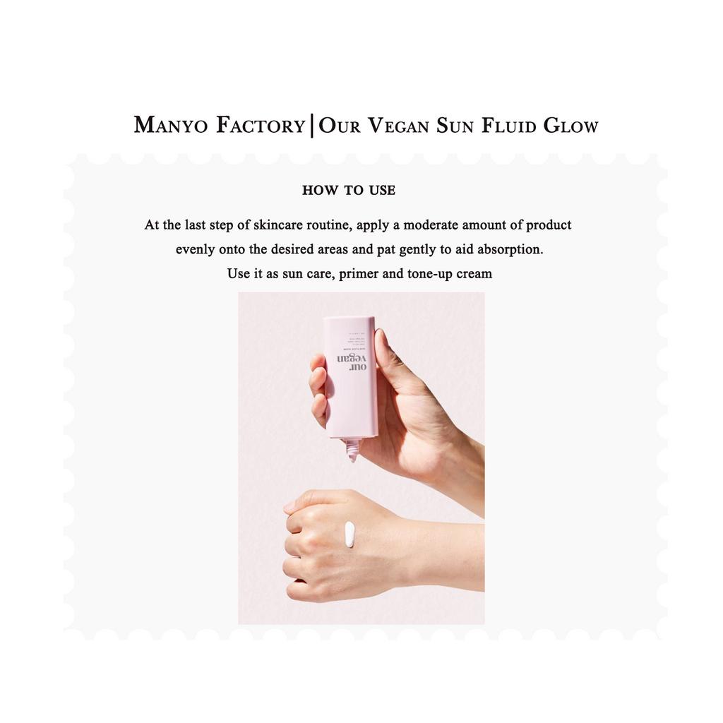 Nhà Máy Manyo Manyo Factory | Kem Chống Nắng Hàng Ngày Vegan SPF50 + PA + + + +