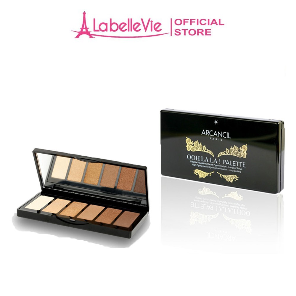 Phấn mắt Arcancil 6 màu OOHLALA ! PALETTE 6gr