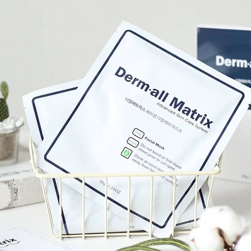 MẶT NẠ DERM-ALL MATRIX(lẻ 1mask)