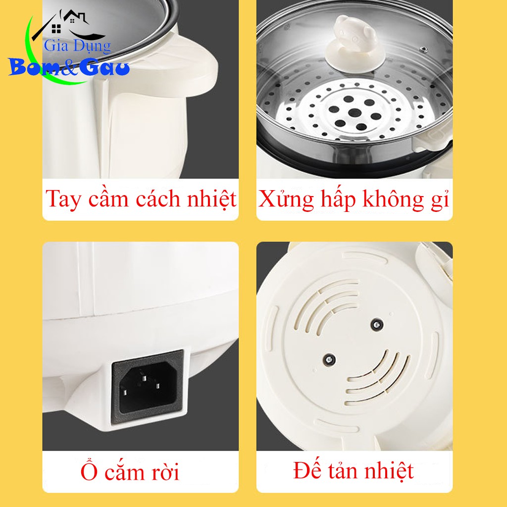 [TẶNG 7 MÓN NHÀ BẾP]Bếp Điện, Nồi Lẩu Điện Mini Đa Năng Chống Dính Cao Cấp, Làm Nóng Nhanh, Bảo Hành 6 Tháng BLAR01