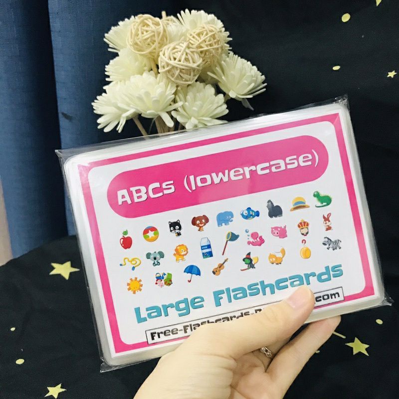 🍉Thẻ flashcard bảng chữ cái Tiếng Anh cho bé