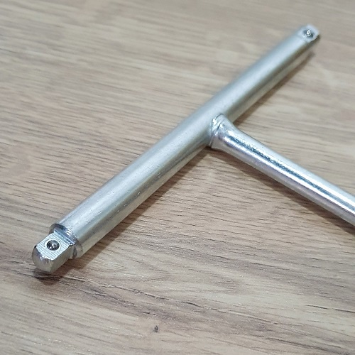 1 Cần Siết Thép Cán Tạo Lực Chữ T Đầu Nối Tuýp Gồm 2 Đầu 1/4 Và 1 Đầu 3/8 Không Kèm Đầu Khẩu