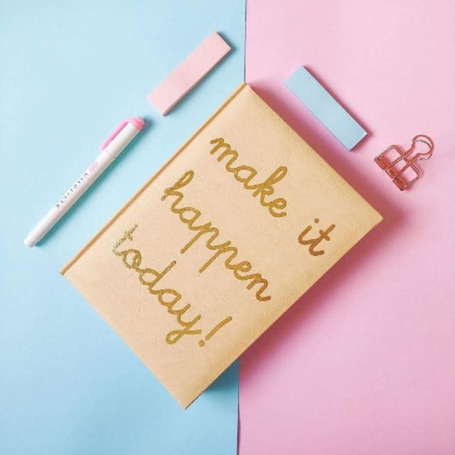 Sổ planner - MAKE IT GOLD STYLED PLANNER 2018 😚