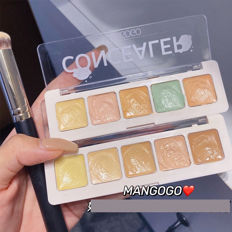 Bảng che khuyết điểm 5 ô Mangogo Concealer Sena Beauty | BigBuy360 - bigbuy360.vn