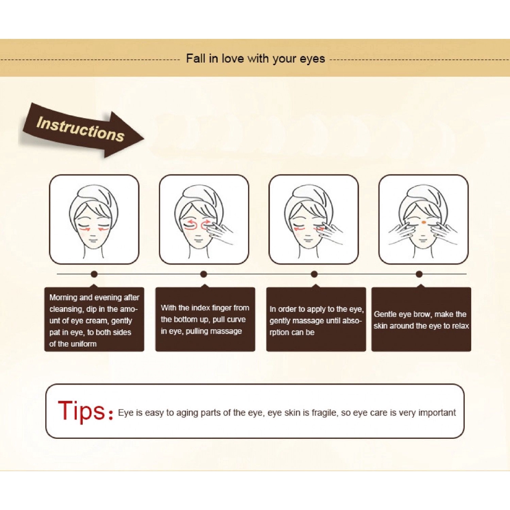 Kem dưỡng da mắt tinh chất ốc sên Images giúp dưỡng ẩm/mờ quầng thâm/chống lão hóa