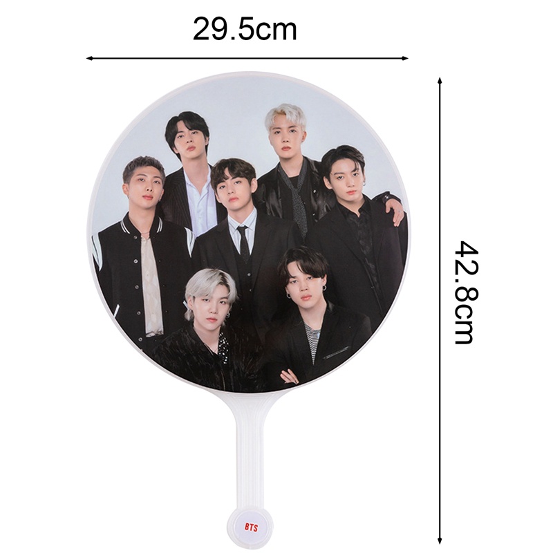 Quạt Tròn Cầm Tay JIMIN JIN JUNGKOOK V SUGA J-HOPE RM HD