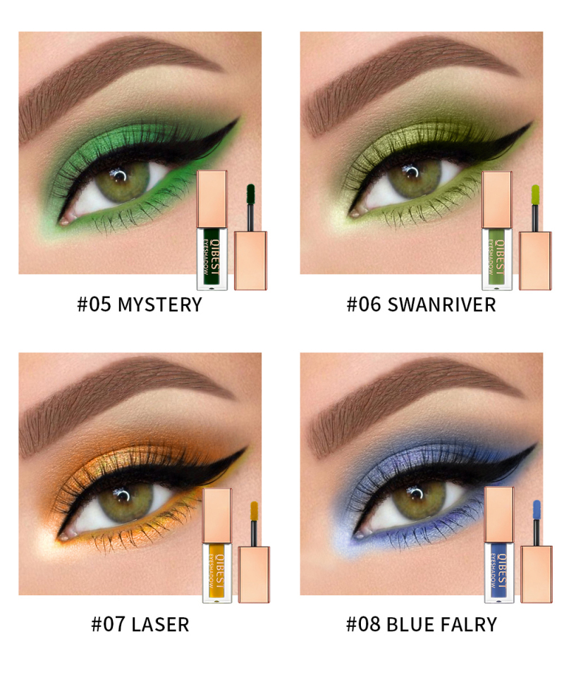 Phấn mắt QIBEST 8 màu tùy chọn chống nước tiện dụng
 | BigBuy360 - bigbuy360.vn