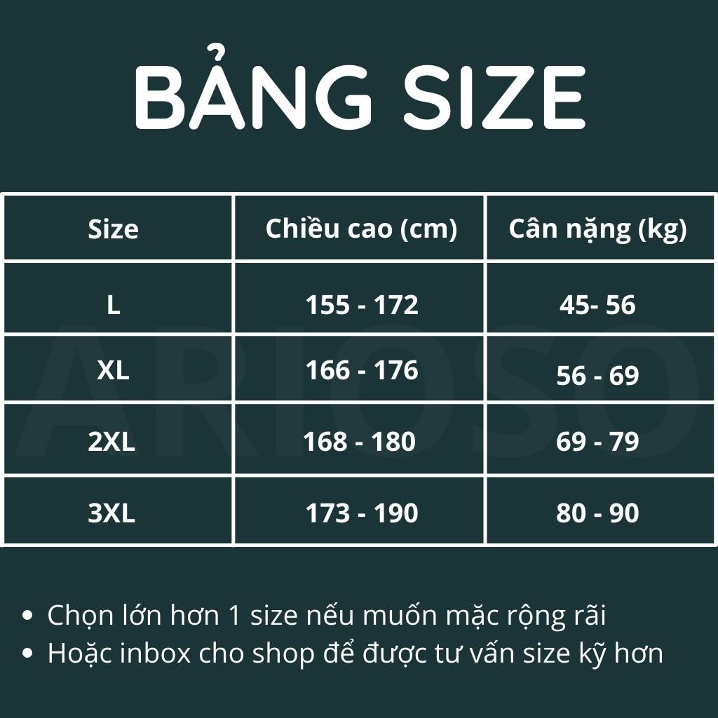Quần short nam thể thao mặc nhà vải gió cao cấp có khóa túi chống nước ARIOSO QD01