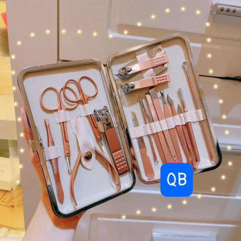 Bấm móng tay hồng 18cps siêu xinh nhỏ gọn tiện lợi Foxi01.shop