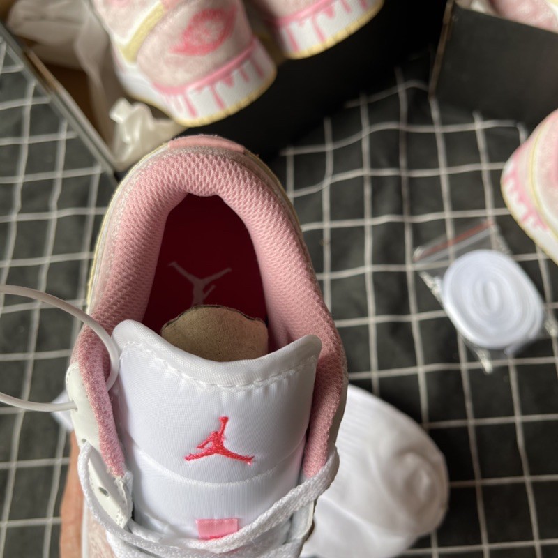 [Full box] giày Jordan hồng vảy sơn thấp cổ mới cao cấp :
