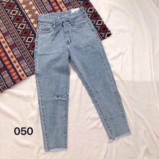 Baggy Jeans Rách ( Kèm Belt)