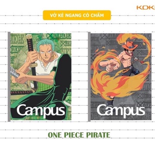 (HÀNG MỚI VỀ) Vở kẻ ngang CAMPUS CÓNAN  / PIRATES /SMART 2 200 trang có chấm