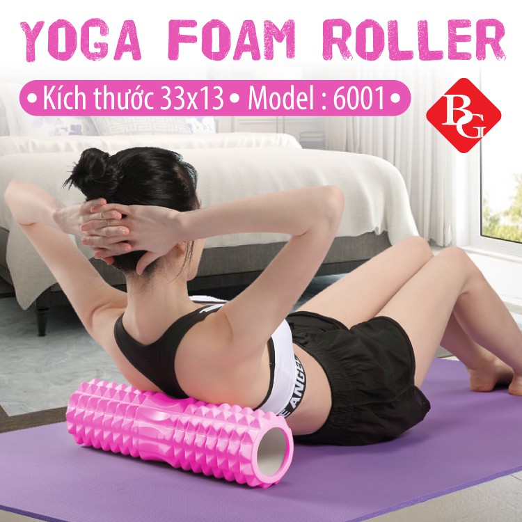 {PINK}professionall.gym19 - Con Lăn Massage Ống Lăn Dãn Cơ Foam Roller Tập Gym, Yoga mới 2023