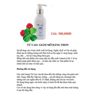 TỨ CAO GEL MASSAGE TAN MỠ