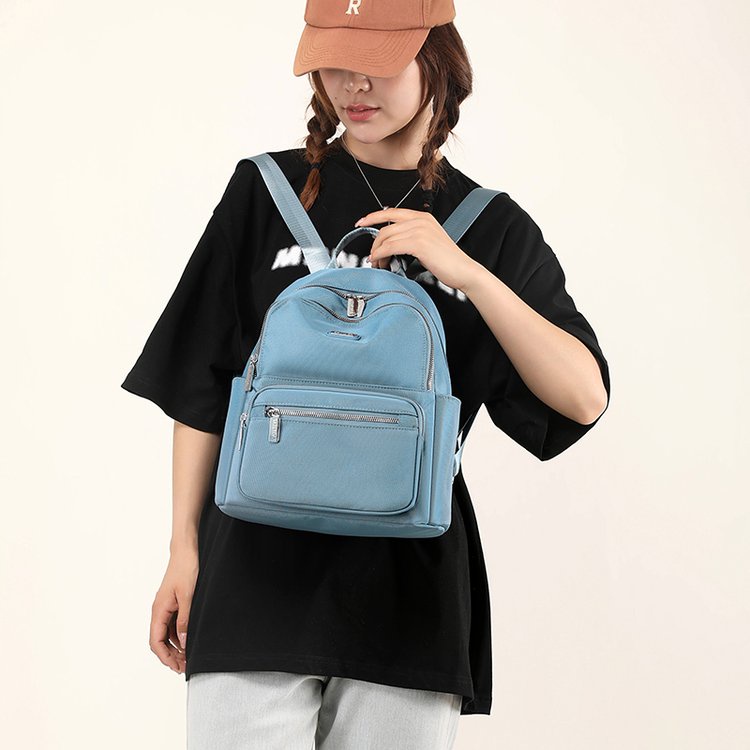 Ba Lô Canvas Thiết Kế Đơn Giản Phong Cách Mới Cho Nữ